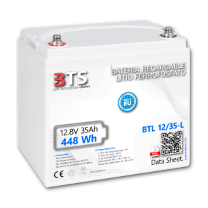 Batería Litio Hierro Fosfato BTL12/35-L LiFePO4 12,8V 35Ah (448Wh)
