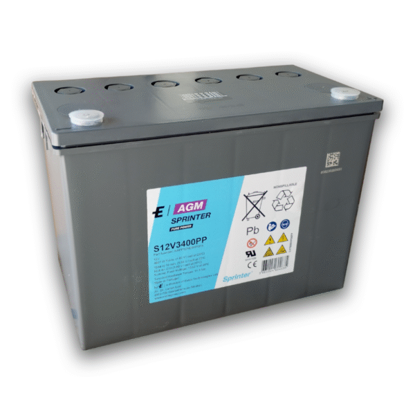 S12V3400PP Batería Exide Sprinter® Pure Power - 12V - 99,6Ah | Batesur.com